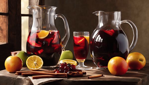 What ingredients are in traditional sangria?